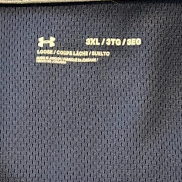 Under Armour Heat Gear Loose Fit Size 3XL
Short Sleeve Polo Golf Shirt Blue Gray - Picture 12 of 12